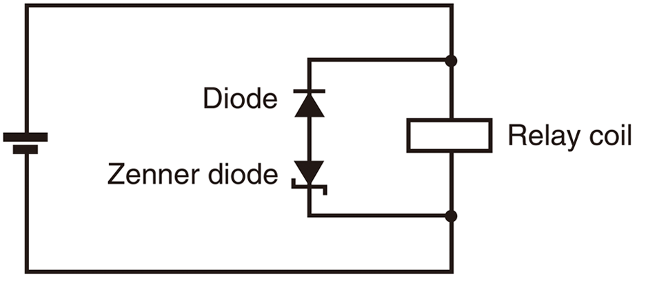 Diode Connection for Operating Coil