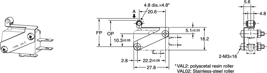 Roller Leaf Spring: VAL2 / VAL02