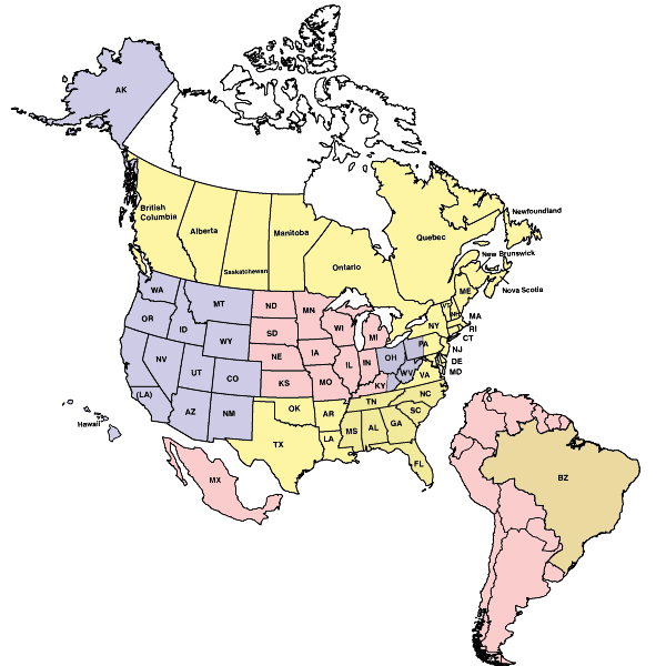 Inside Sales Map