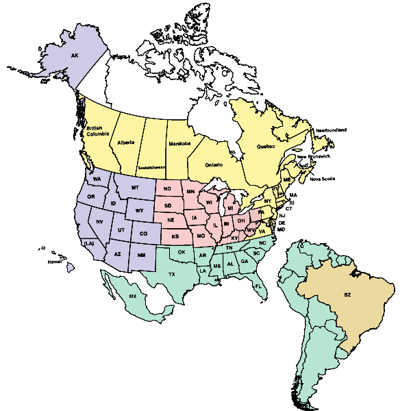 Inside Sales Map