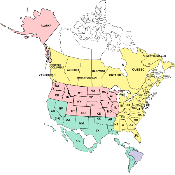 Inside Sales Map