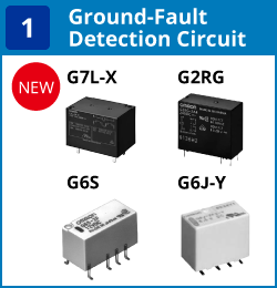 (1) Ground-faultDetection Circuit:G7L-X(NEW) / G2RG / G6S / G6-Y