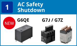 (1) AC Safety Shutdown:G6QE(NEW) / G7 / G7Z