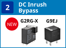 (2) DC Inrush Bypass:G2RG-X(Coming Soon) / G9E