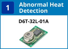 (1) Abnormal heat Detection:D6T-32L-01A