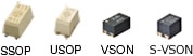 Ultra small S-VSON/VSON/USOP/SSOP Mos Fet Relay